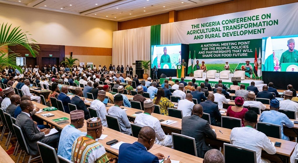 Conference delegates gathered for agricultural transformation dialogue